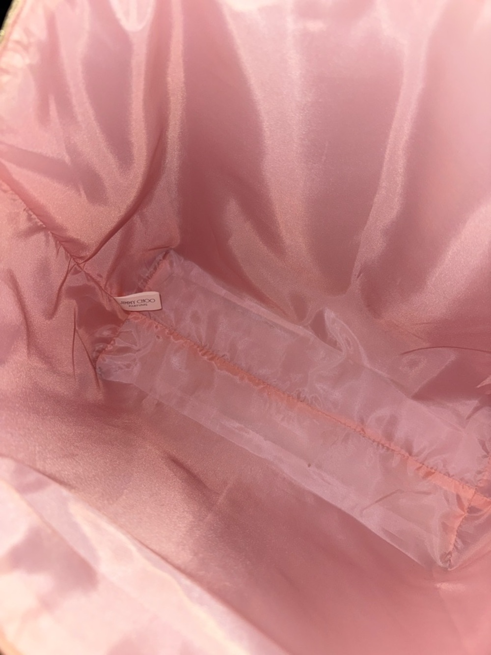Jimmy Choo Blush Pink Tote with Gold Glitter - Picture 7 of 7